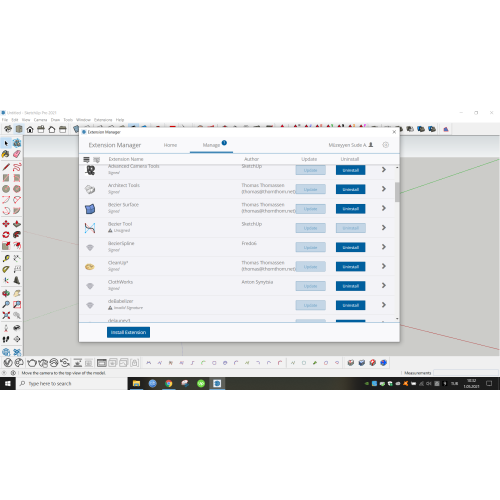 Установка плагинов Miscellaneous Plugin Collection для SketchUp